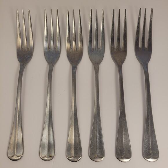 Northland Other - Northland Stainless Flatware Set Of 6 Forks 3-Prong Satin Korea Pre-Owned